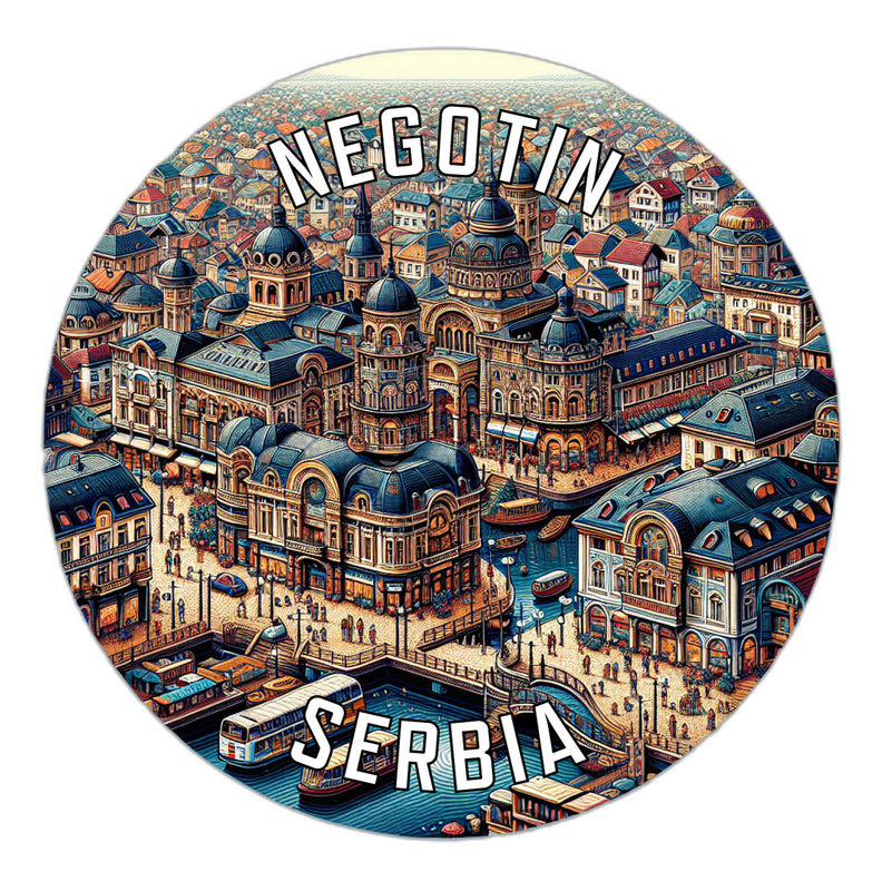 Negotin Serbia Souvenir Vinyl Decal Sticker 2-Inch