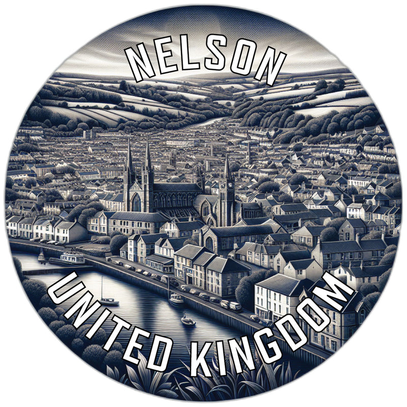 Nelson United Kingdom Souvenir Die Cut Flat Magnet 2-Inch