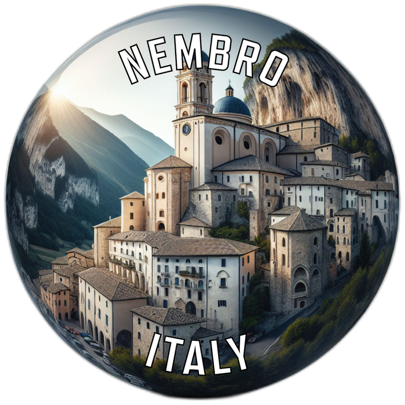 Nembro Italy Souvenir Die Cut Flat Magnet 2-Inch