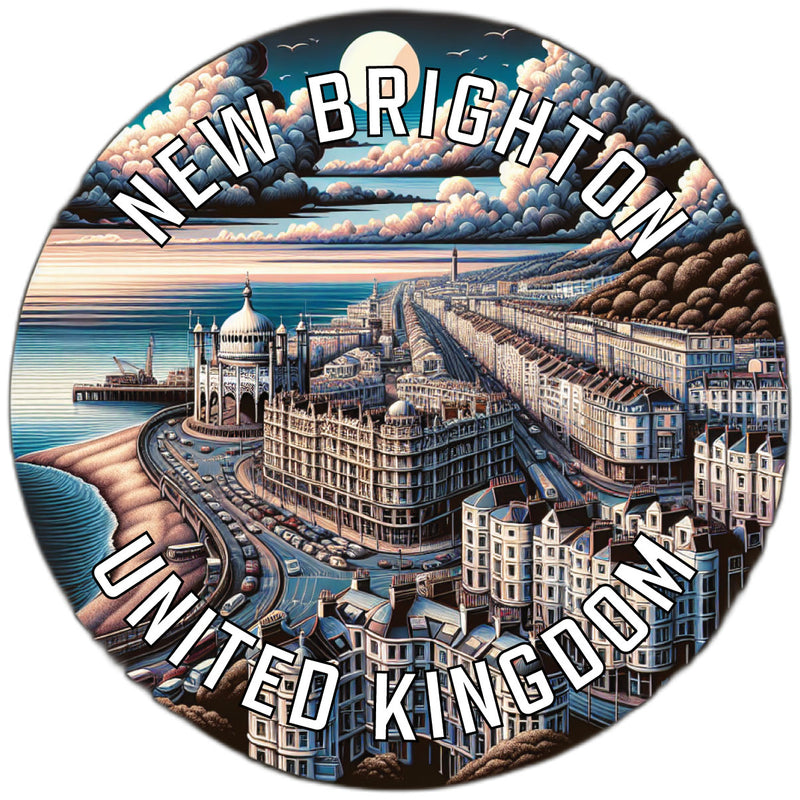 New Brighton United Kingdom Souvenir Vinyl Decal Sticker 4-Inch