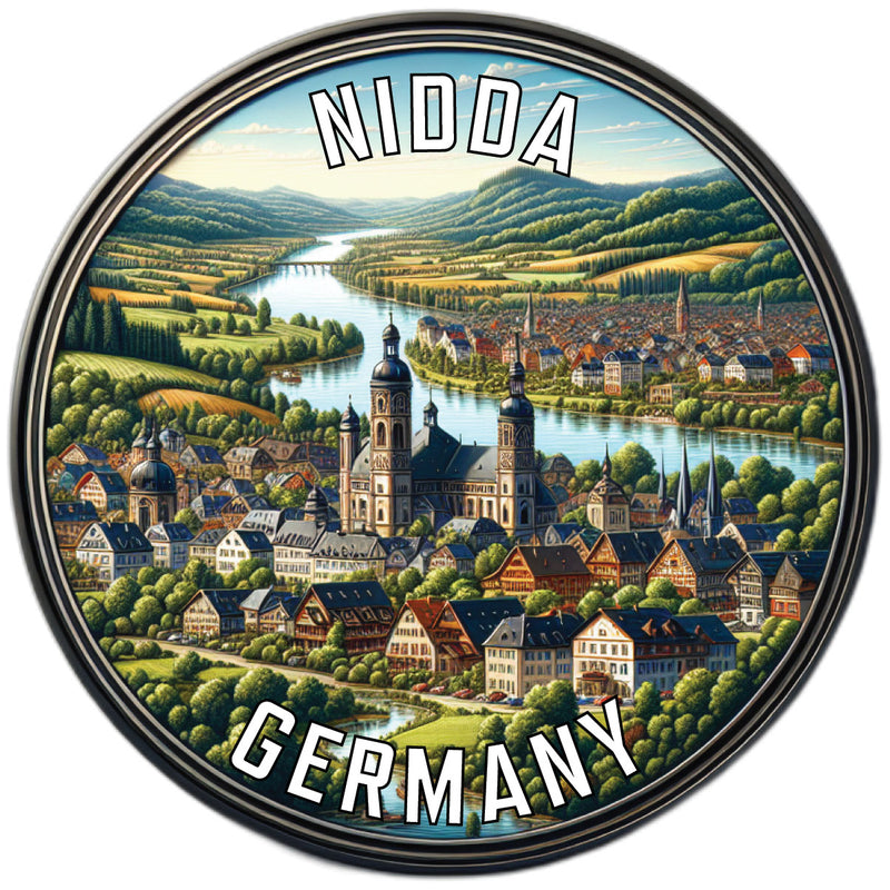 Nidda Germany Souvenir Vinyl Decal Sticker 2-Inch