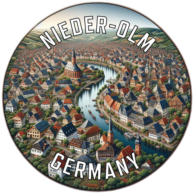 Nieder Olm Germany Souvenir Vinyl Decal Sticker 6-Inch