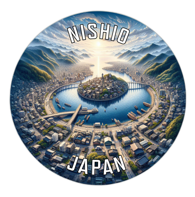 Nishio Japan Souvenir Die Cut Flat Magnet 2-Inch
