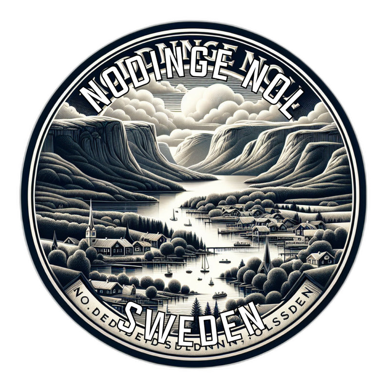 Nodinge Nol Sweden Souvenir Vinyl Decal Sticker 6-Inch