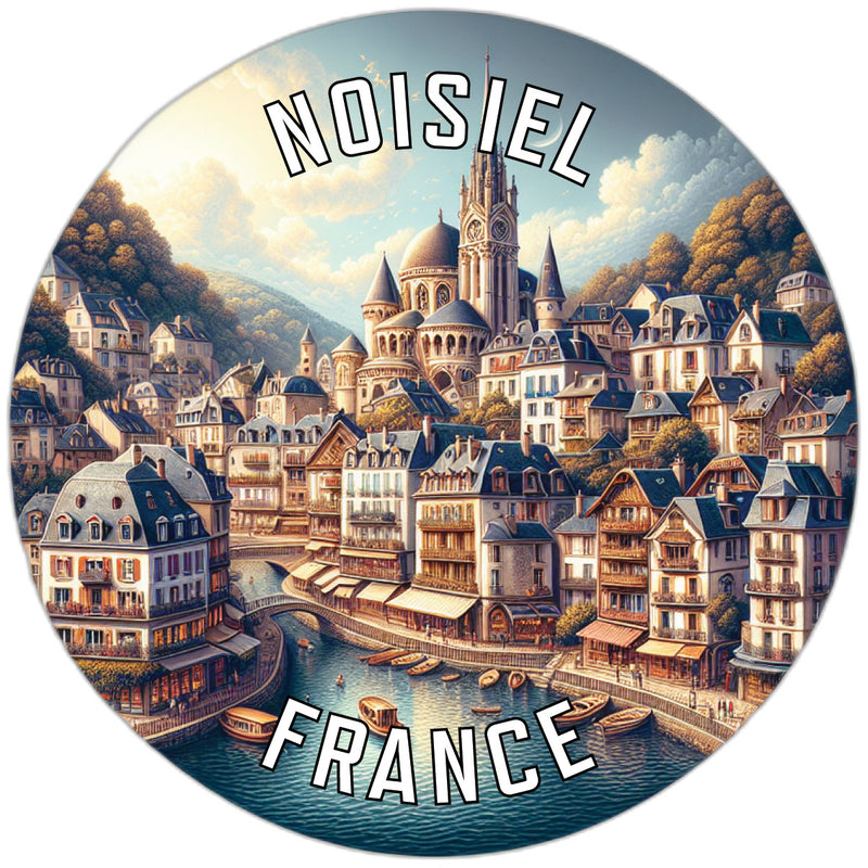 Noisiel France Souvenir Die Cut Flat Magnet 2-Inch