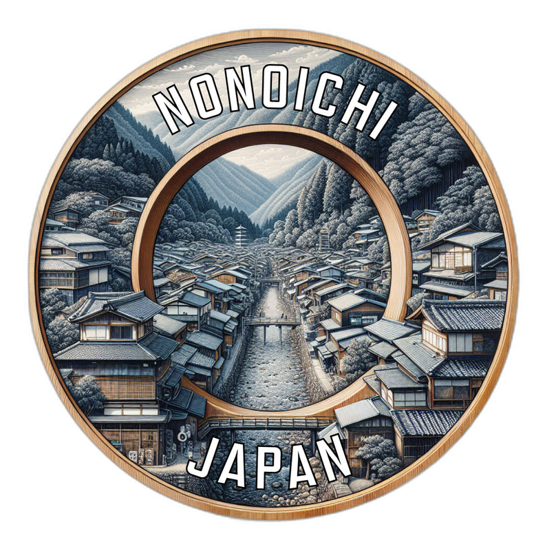 Nonoichi Japan Souvenir Vinyl Decal Sticker 2-Inch