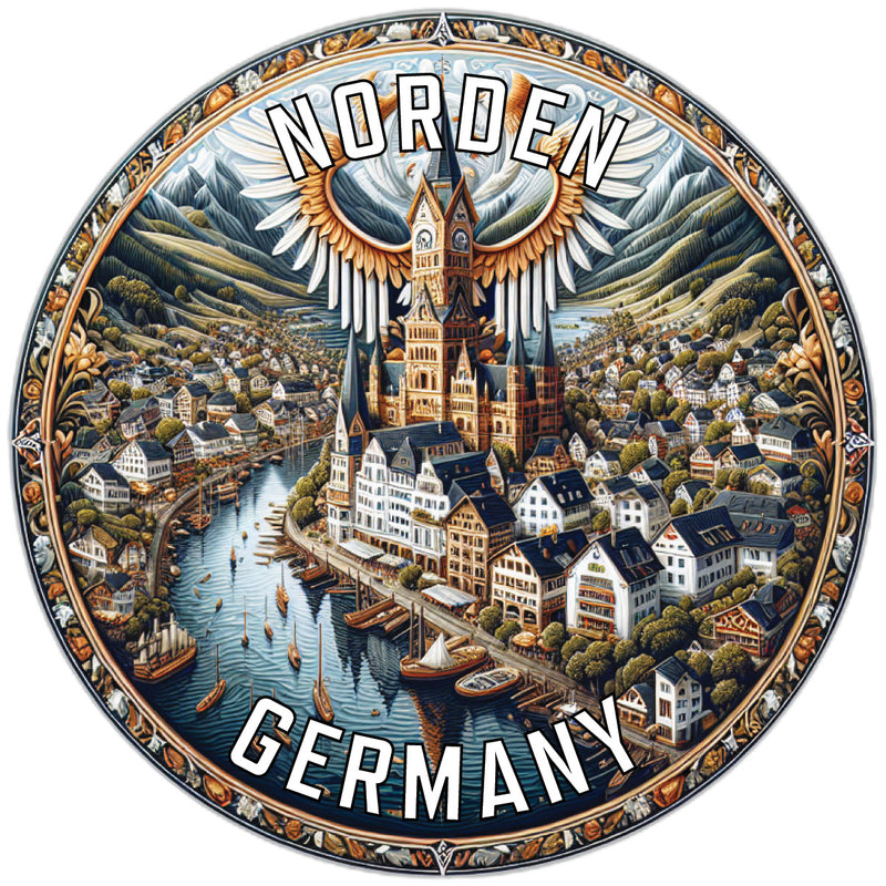 Norden Germany Souvenir Vinyl Decal Sticker 2-Inch