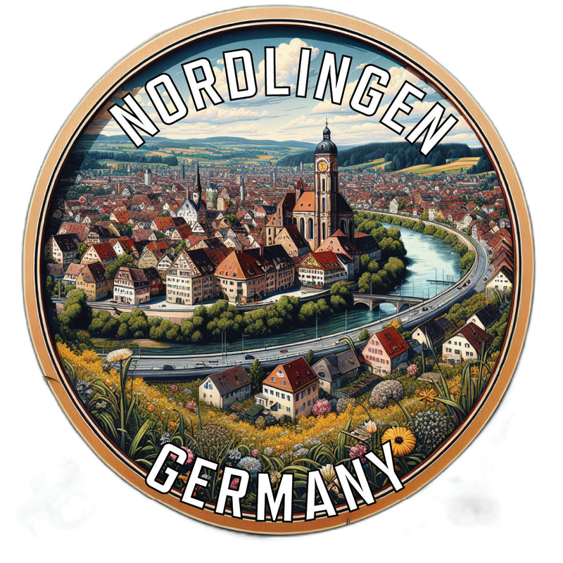 Nordlingen Germany Souvenir Vinyl Decal Sticker 2-Inch