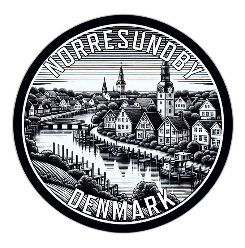 Norresundby Denmark Souvenir Vinyl Decal Sticker 6-Inch