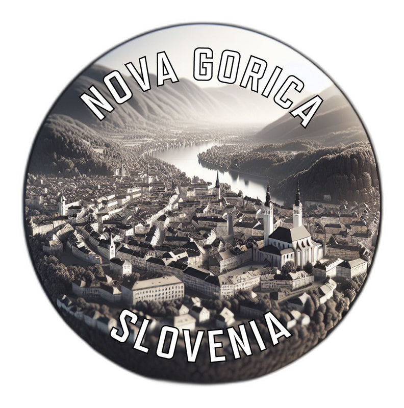 Nova Gorica Slovenia Souvenir Die Cut Flat Magnet 2-Inch