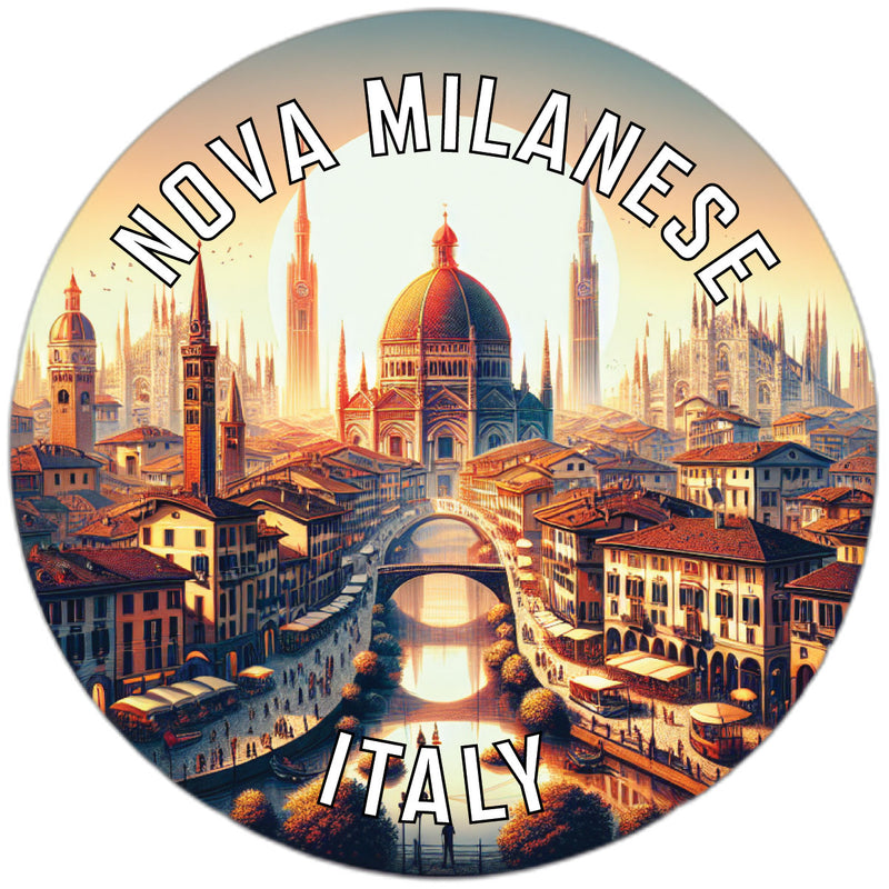 Nova Milanese Italy Souvenir Vinyl Decal Sticker 2-Inch