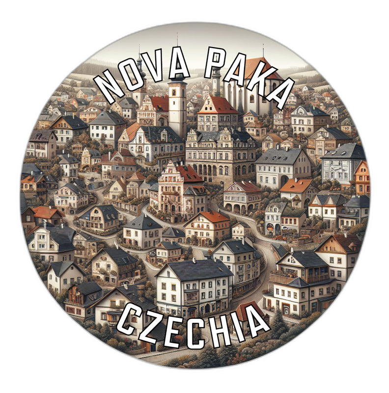 Nova Paka Czechia Souvenir Vinyl Decal Sticker 6-Inch