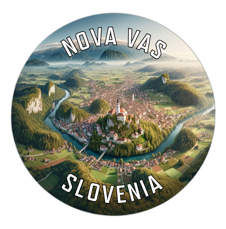 Nova Vas Slovenia Souvenir Vinyl Decal Sticker 2-Inch