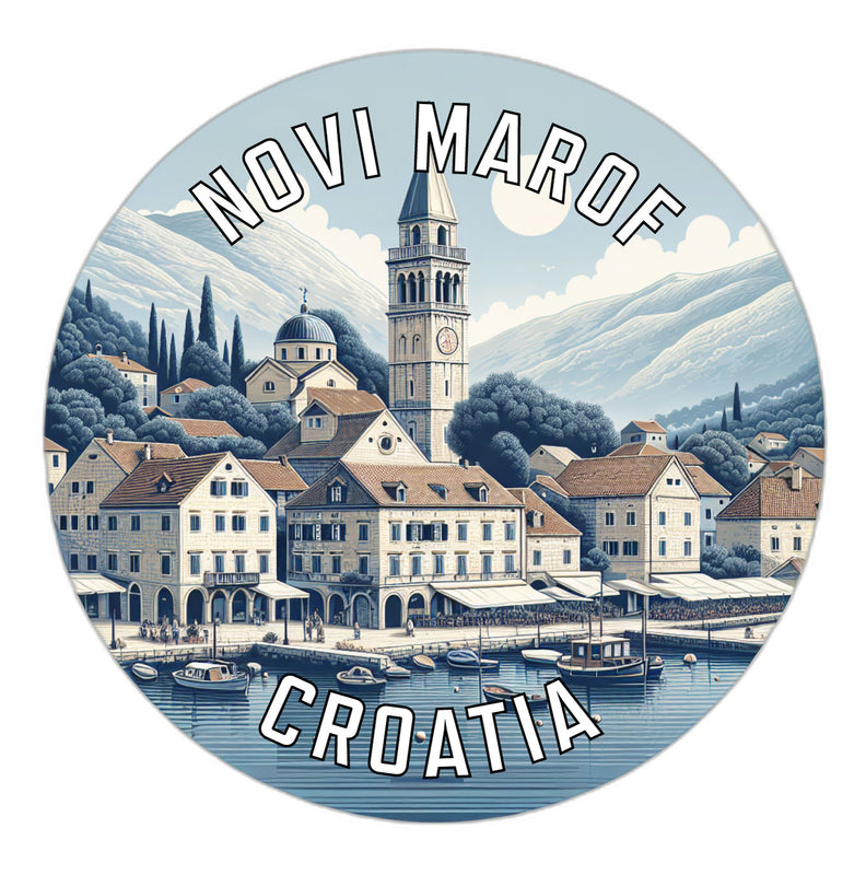 Novi Marof Croatia Souvenir Die Cut Flat Magnet 2-Inch
