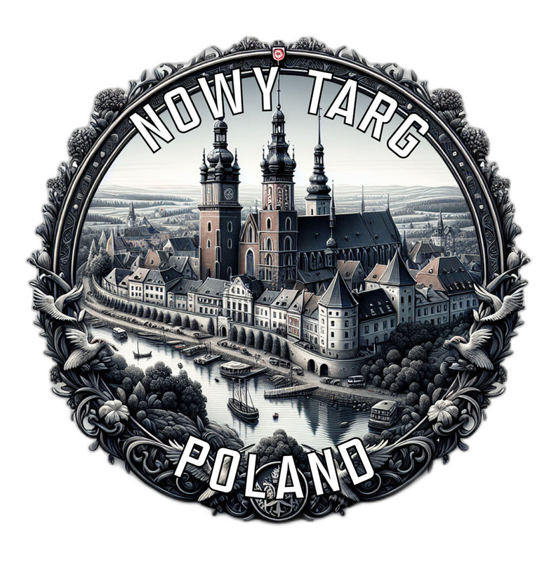 Nowy Targ Poland Souvenir Die Cut Flat Magnet 6-Inch