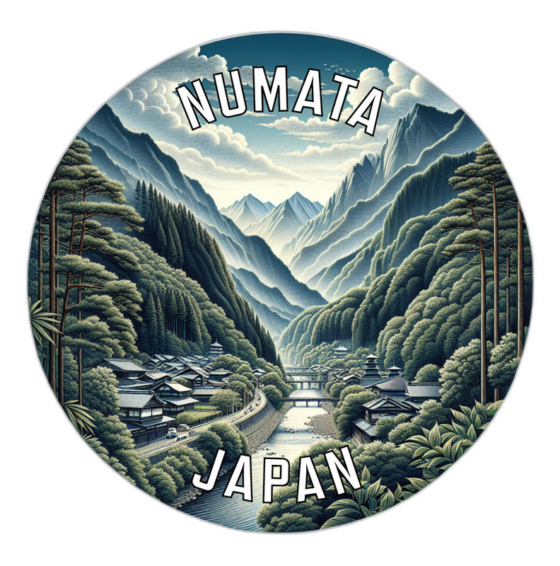 Numata Japan Souvenir Vinyl Decal Sticker 2-Inch