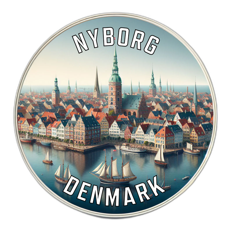 Nyborg Denmark Souvenir Vinyl Decal Sticker 6-Inch