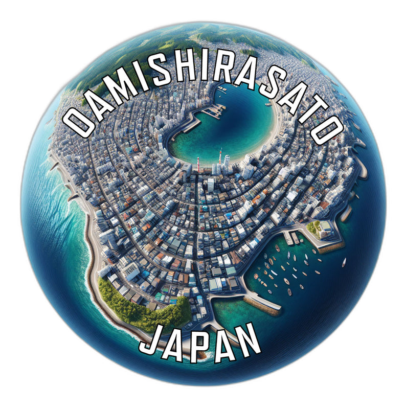 Oamishirasato Japan Souvenir Die Cut Flat Magnet 6-Inch