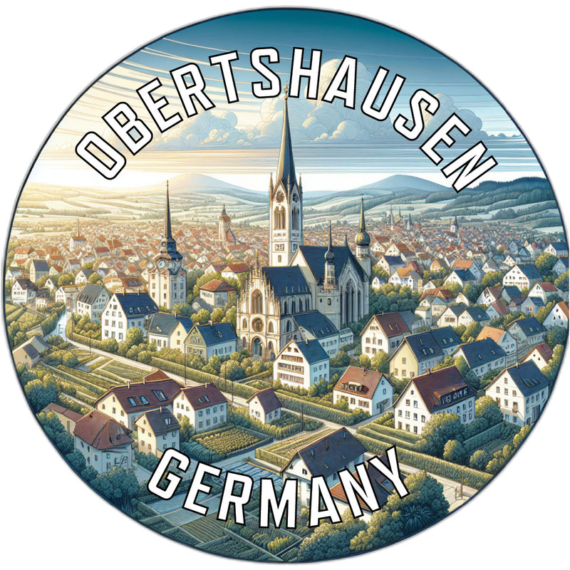 Obertshausen Germany Souvenir Vinyl Decal Sticker 6-Inch