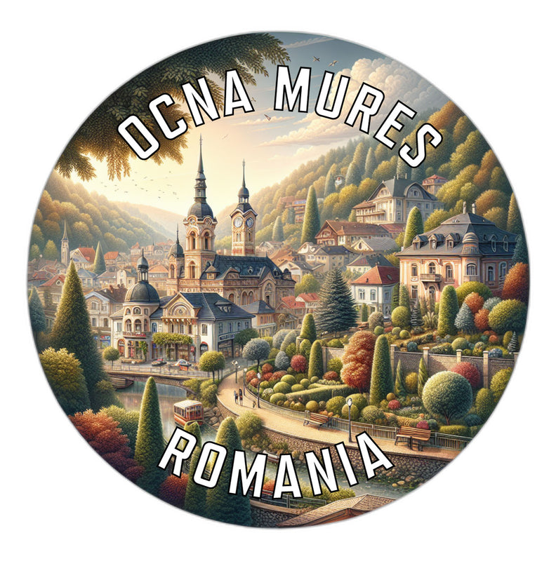 Ocna Mures Romania Souvenir Vinyl Decal Sticker 6-Inch