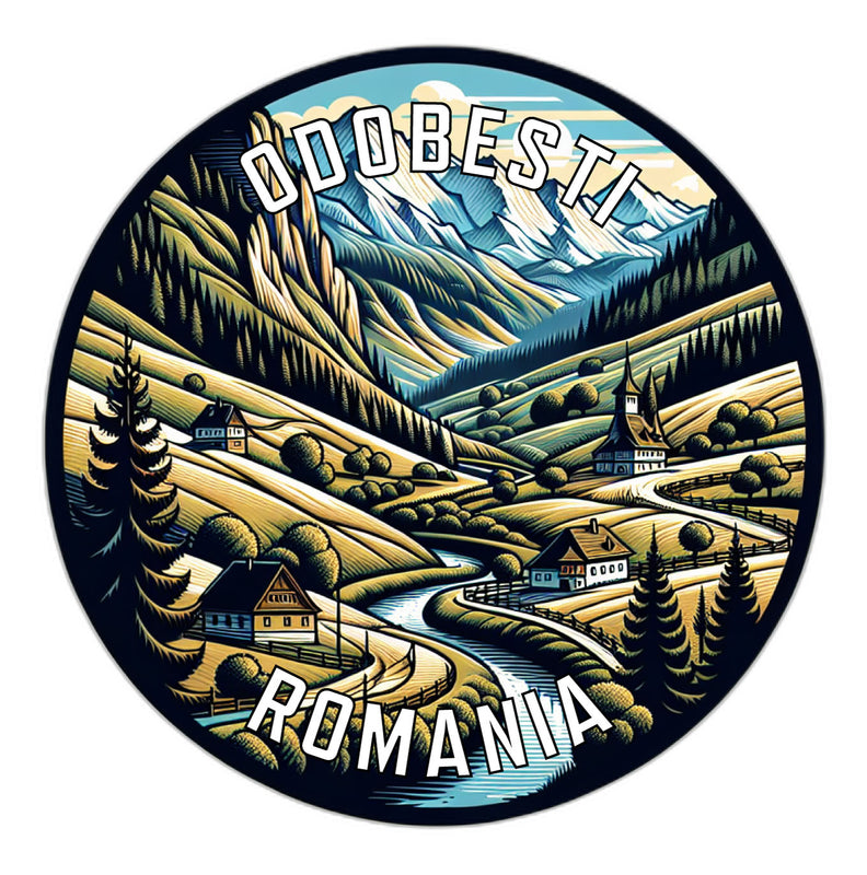 Odobesti Romania Souvenir Vinyl Decal Sticker 2-Inch