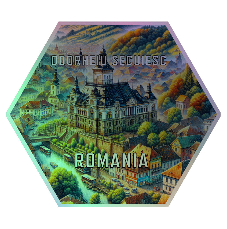 Odorheiu Secuiesc Romania Souvenir Vinyl Decal Sticker 2-Inch