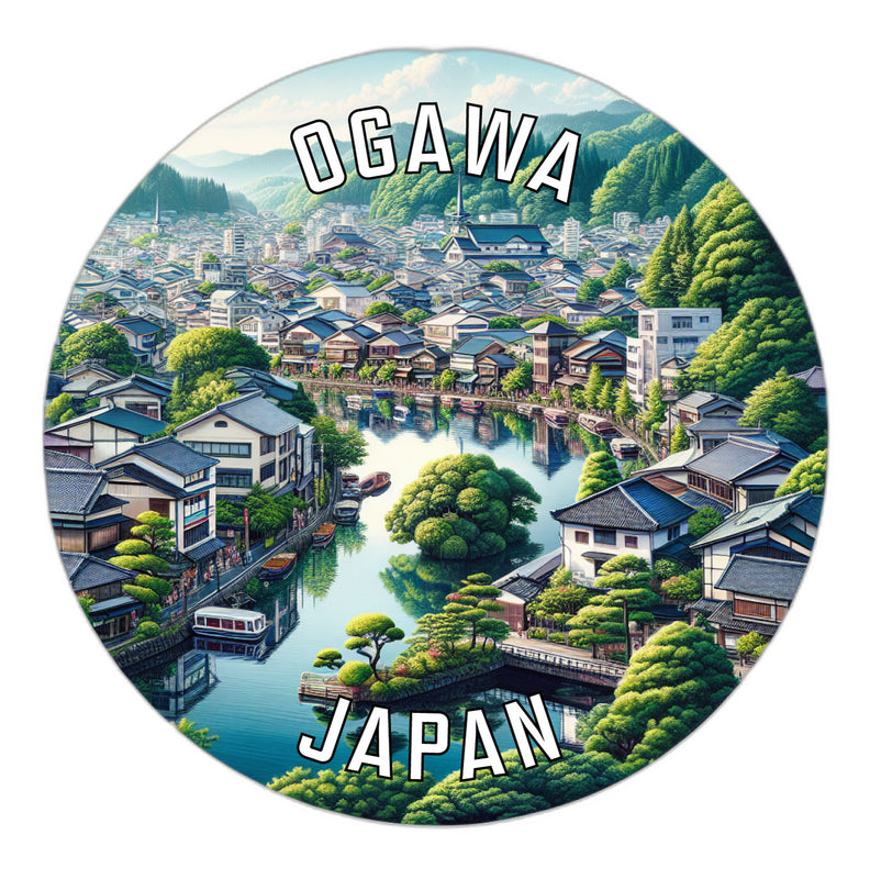 Ogawa Japan Souvenir Vinyl Decal Sticker 2-Inch