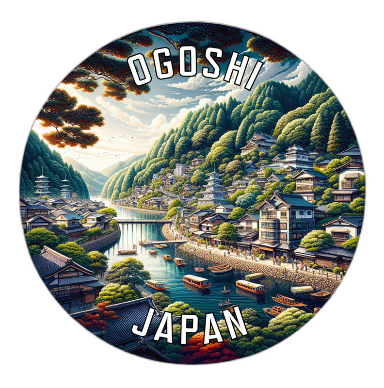 Ogoshi Japan Souvenir Vinyl Decal Sticker 2-Inch