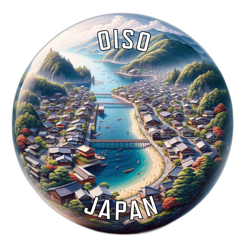 Oiso Japan Souvenir Vinyl Decal Sticker 2-Inch