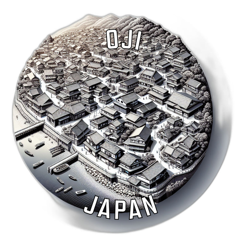 Oji Japan Souvenir Vinyl Decal Sticker 2-Inch