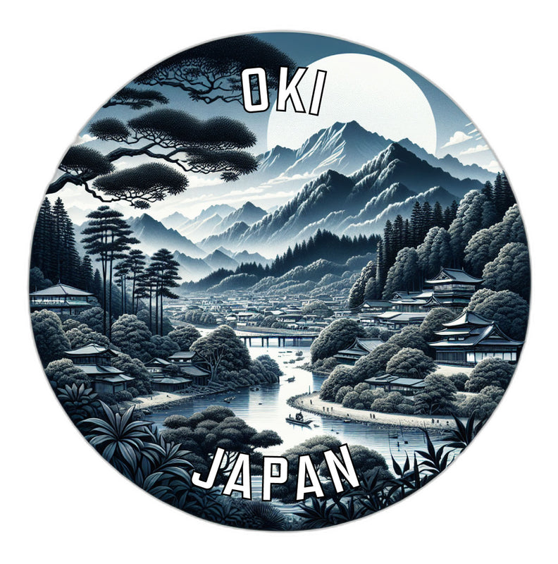 Oki Japan Souvenir Vinyl Decal Sticker 6-Inch