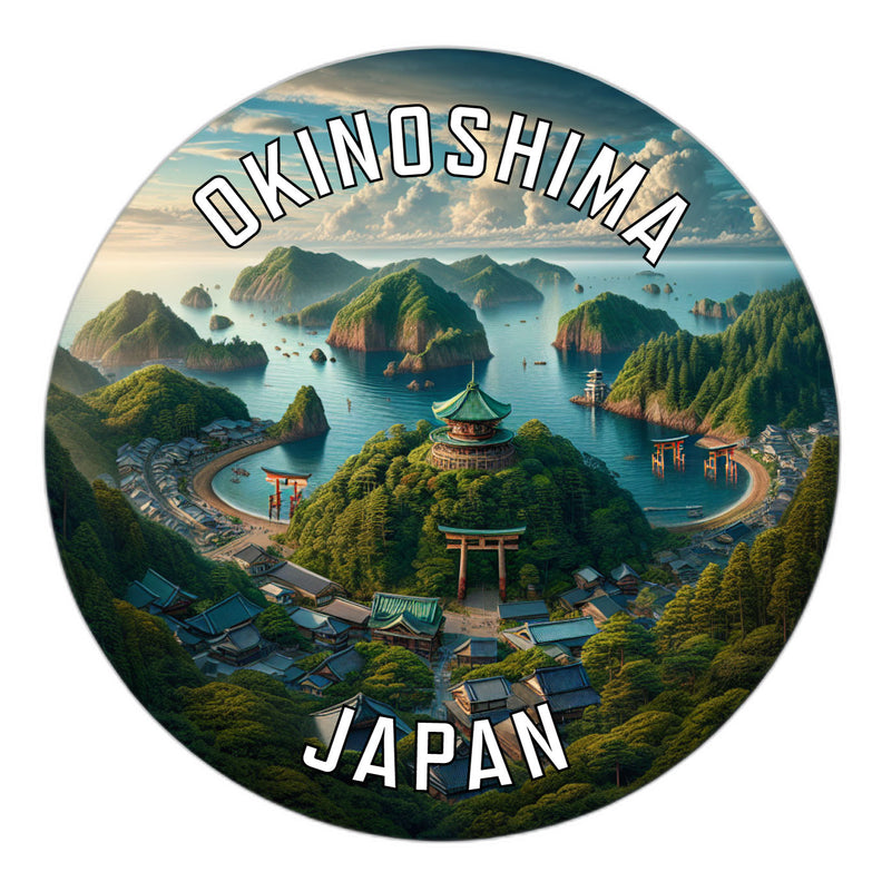 Okinoshima Japan Souvenir Vinyl Decal Sticker 2-Inch