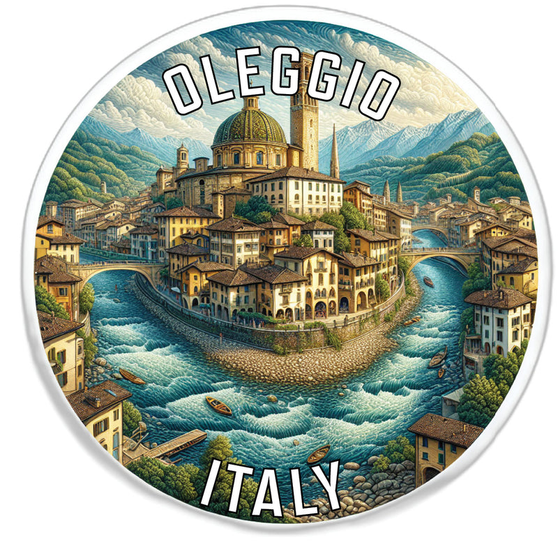 Oleggio Italy Souvenir Vinyl Decal Sticker 2-Inch