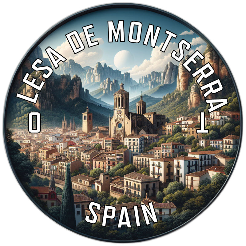 Olesa de Montserrat Spain Souvenir Vinyl Decal Sticker 6-Inch