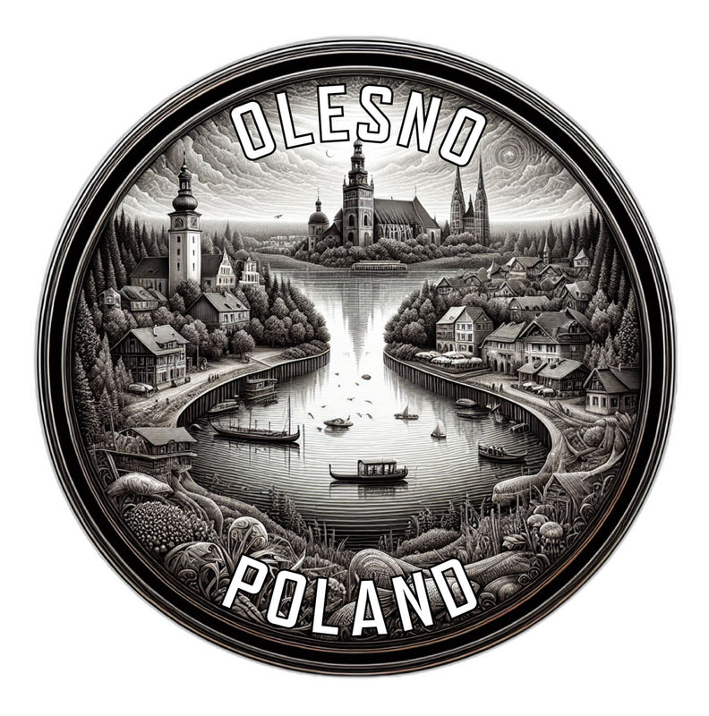 Olesno Poland Souvenir Vinyl Decal Sticker 2-Inch