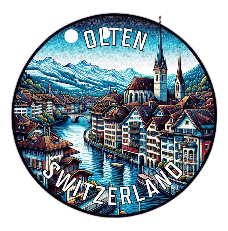 Olten Switzerland Souvenir Vinyl Decal Sticker 2-Inch