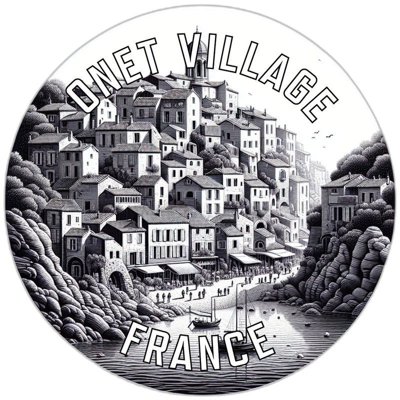 Onet Village France Souvenir Vinyl Decal Sticker 2-Inch