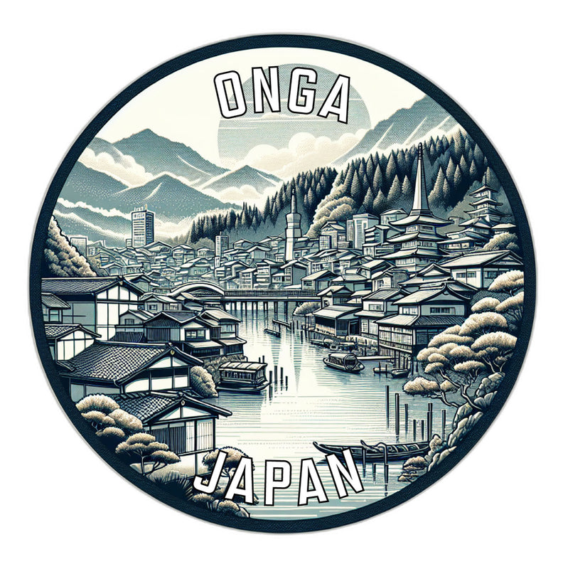 Onga Japan Souvenir Die Cut Flat Magnet 2-Inch