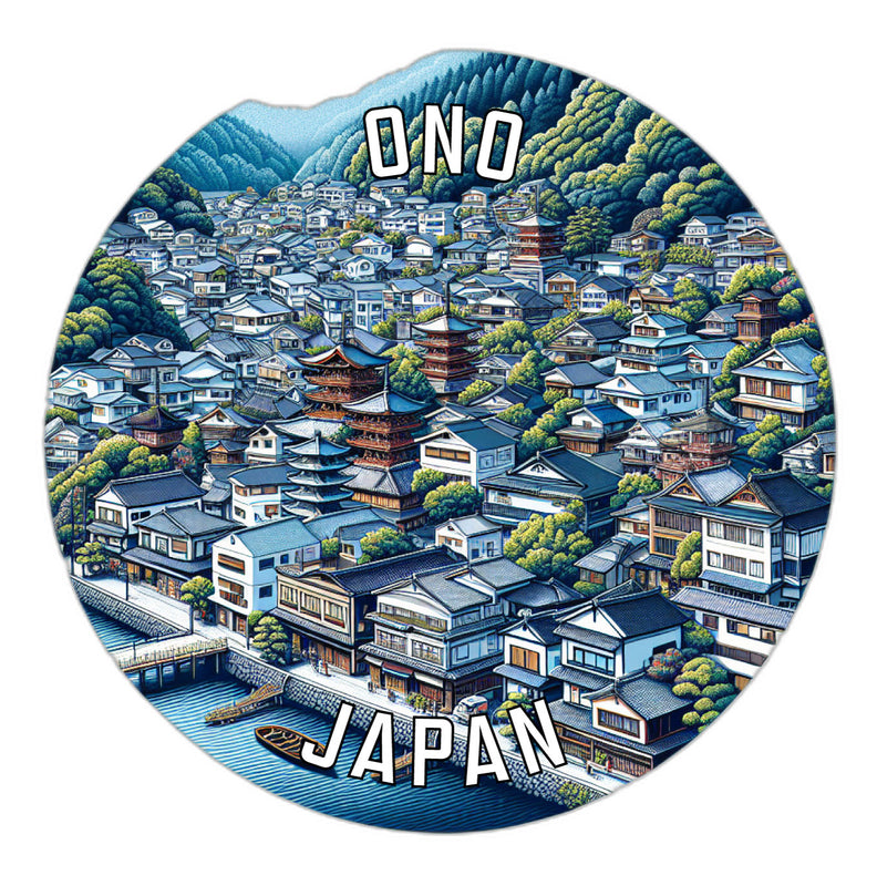 Ono Japan Souvenir Vinyl Decal Sticker 2-Inch