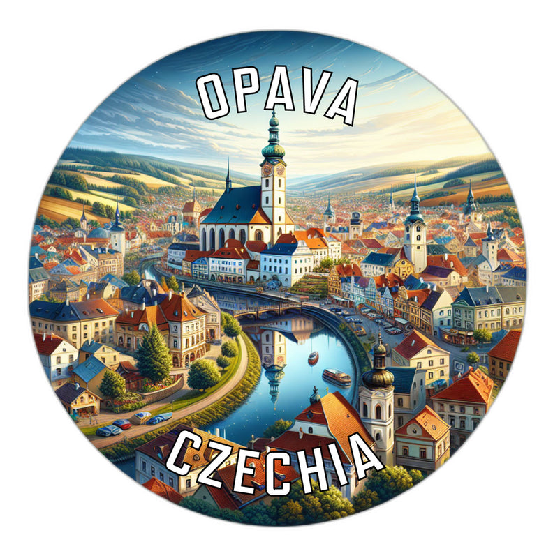 Opava Czechia Souvenir Vinyl Decal Sticker 2-Inch