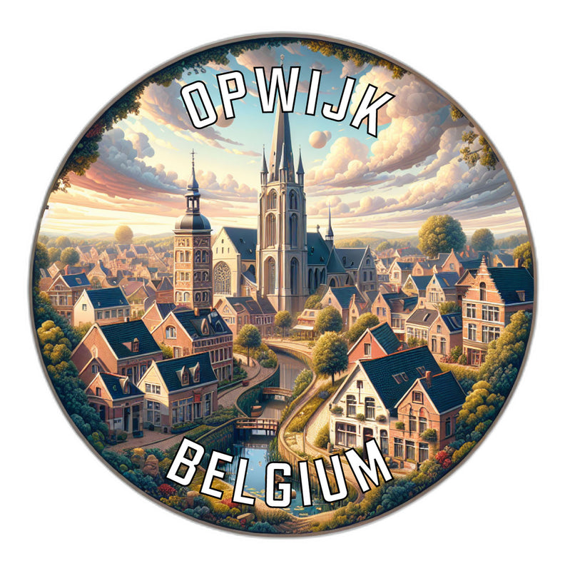 Opwijk Belgium Souvenir Vinyl Decal Sticker 2-Inch