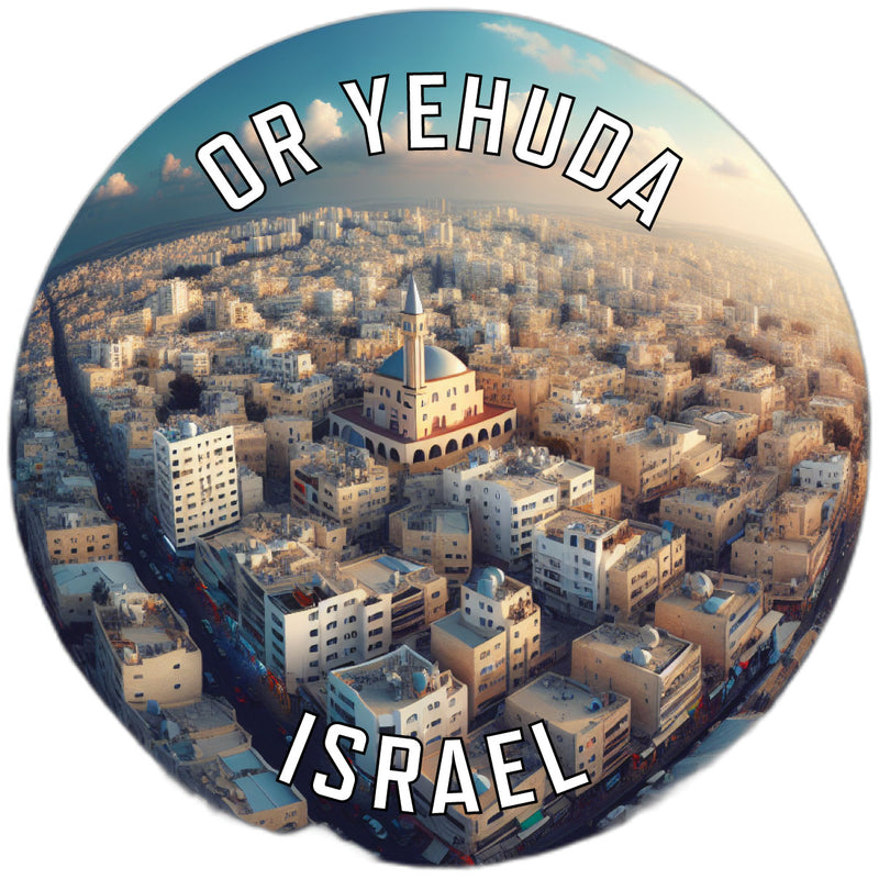 Or Yehuda Israel Souvenir Die Cut Flat Magnet 2-Inch