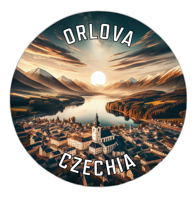 Orlova Czechia Souvenir Vinyl Decal Sticker 2-Inch