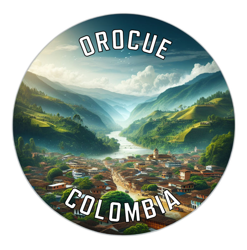 Orocue Colombia Souvenir Vinyl Decal Sticker 2-Inch