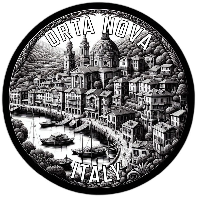 Orta Nova Italy Souvenir Vinyl Decal Sticker 4-Inch