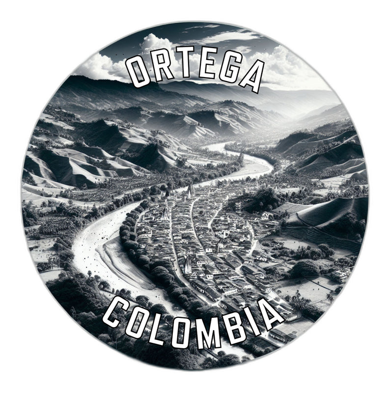 Ortega Colombia Souvenir Die Cut Flat Magnet 2-Inch