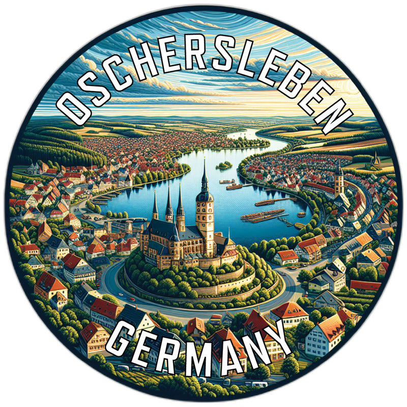 Oschersleben Germany Souvenir Vinyl Decal Sticker 6-Inch