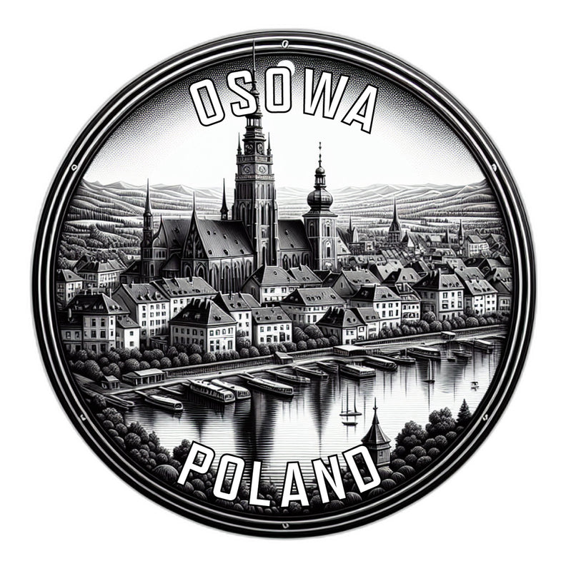 Osowa Poland Souvenir Vinyl Decal Sticker 6-Inch