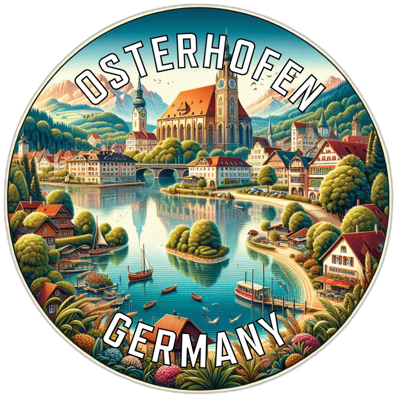 Osterhofen Germany Souvenir Die Cut Flat Magnet 2-Inch