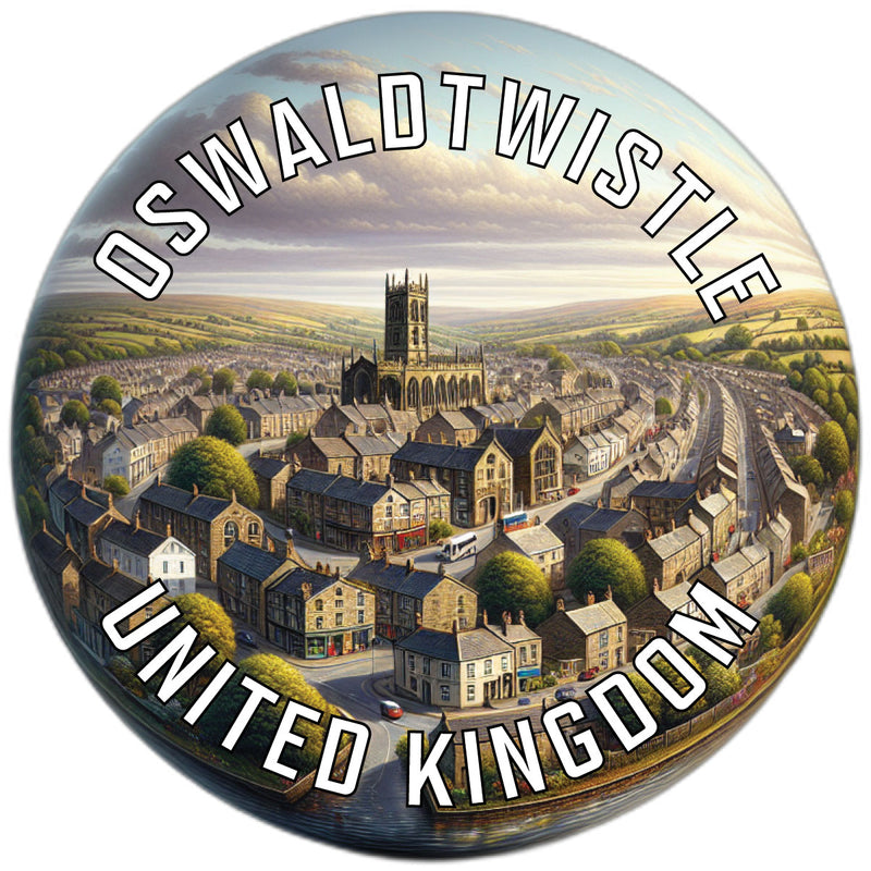 Oswaldtwistle United Kingdom Souvenir Vinyl Decal Sticker 6-Inch